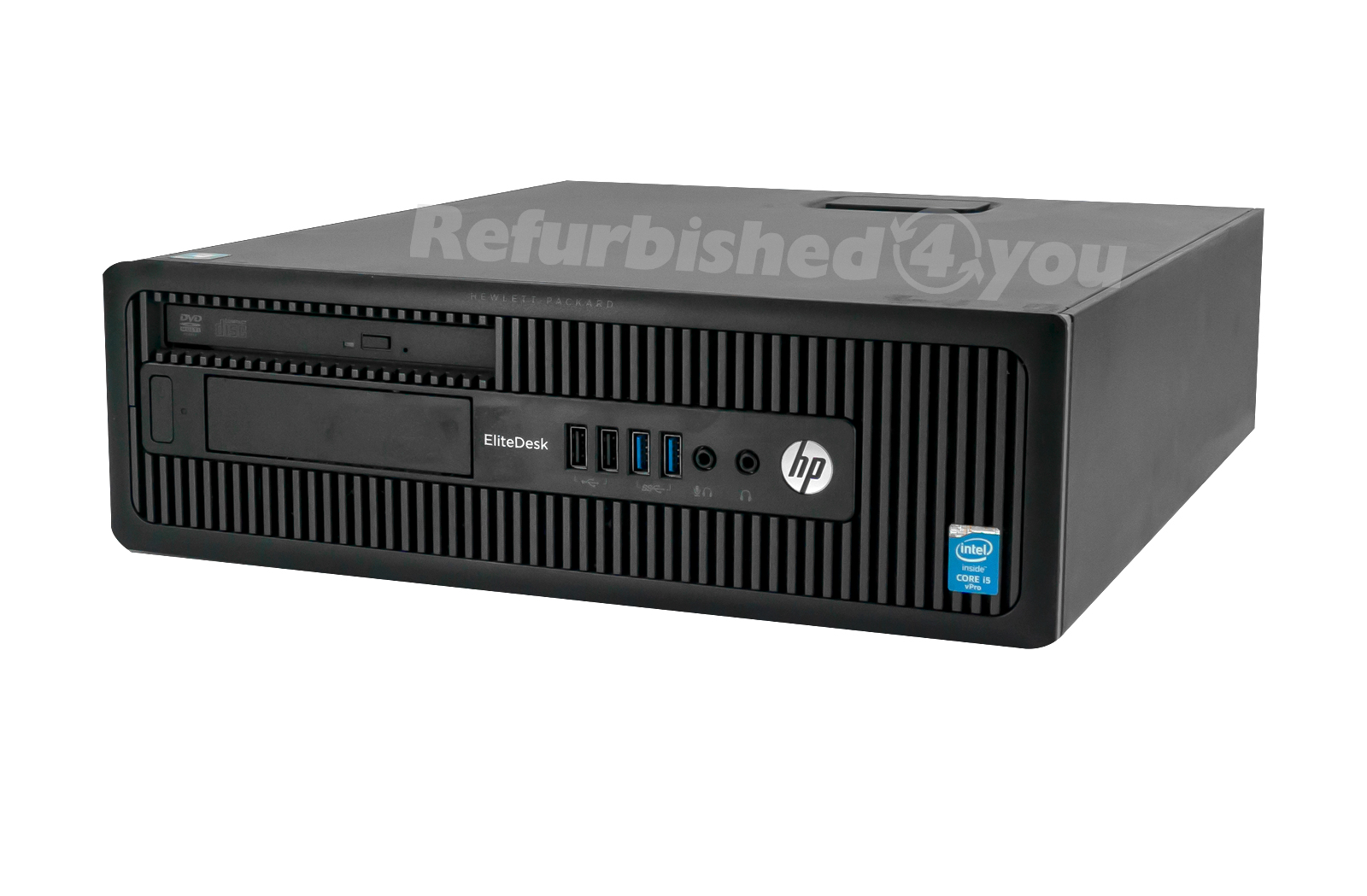 HP EliteDesk 800 G1 SFF - Desktop PC Core i3-4330 3,5GHz 8GB RAM 128GB SSD + 500GB HDD DVDRW Win10Pro