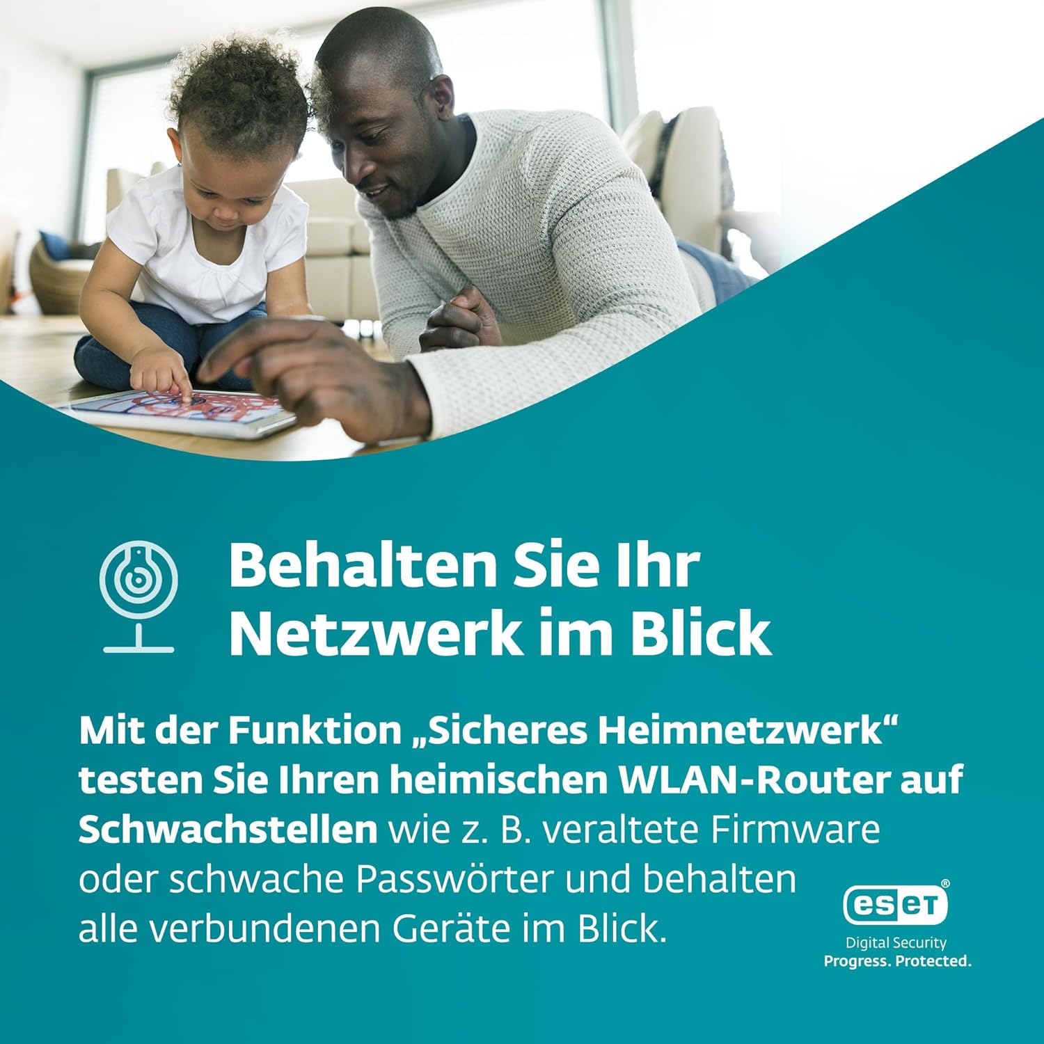 ESET HOME Security Essential 2025 (3User/1Jahr) - inkl. Sicheres Banking & Surfen, Sicheres Heimnetzwerk, Webcam-Schutz