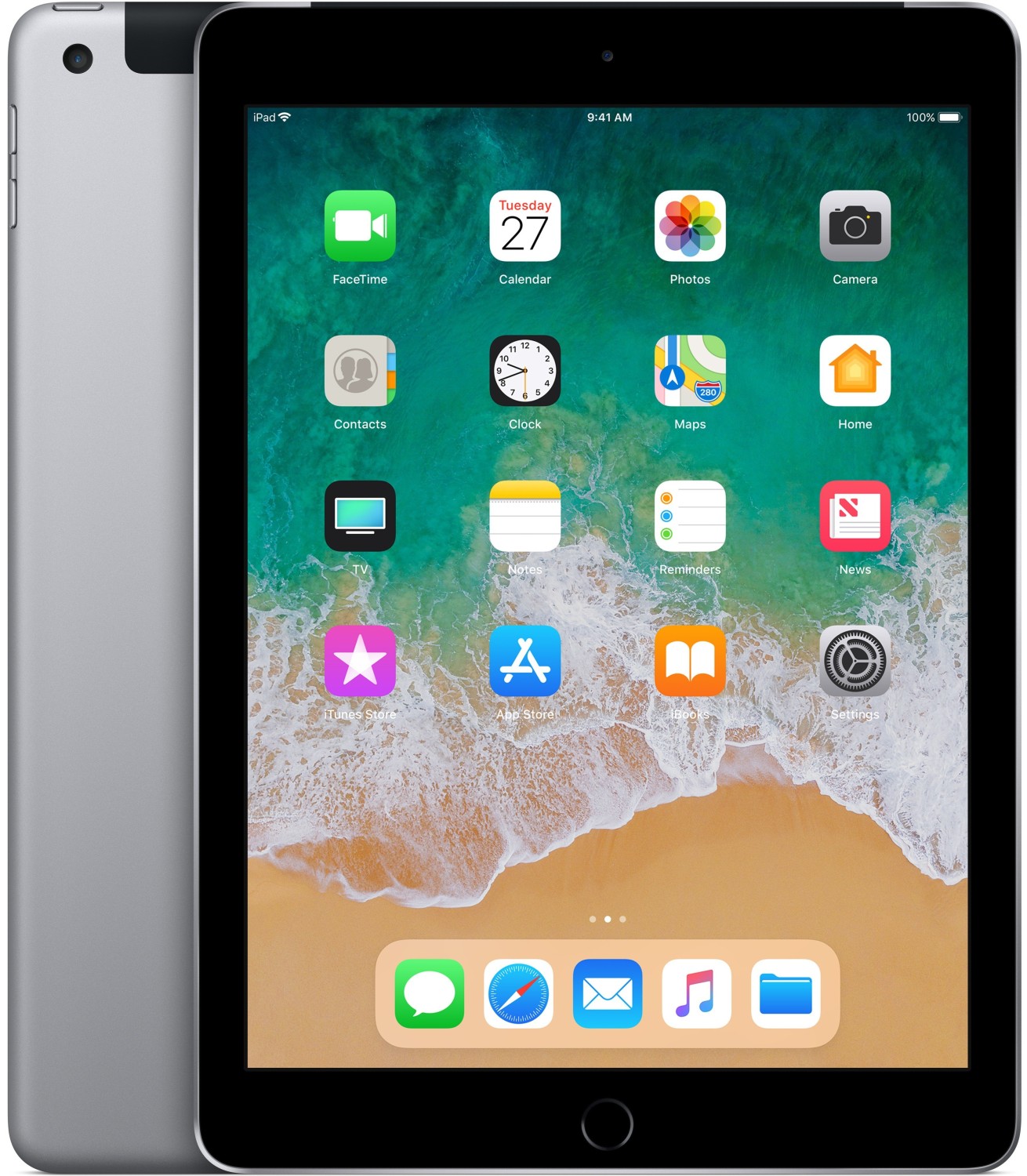 Apple iPad 9.7 (6. Gen - 2018) Model: A1954 - 128GB Wi-Fi + Cellular - Space Grau
