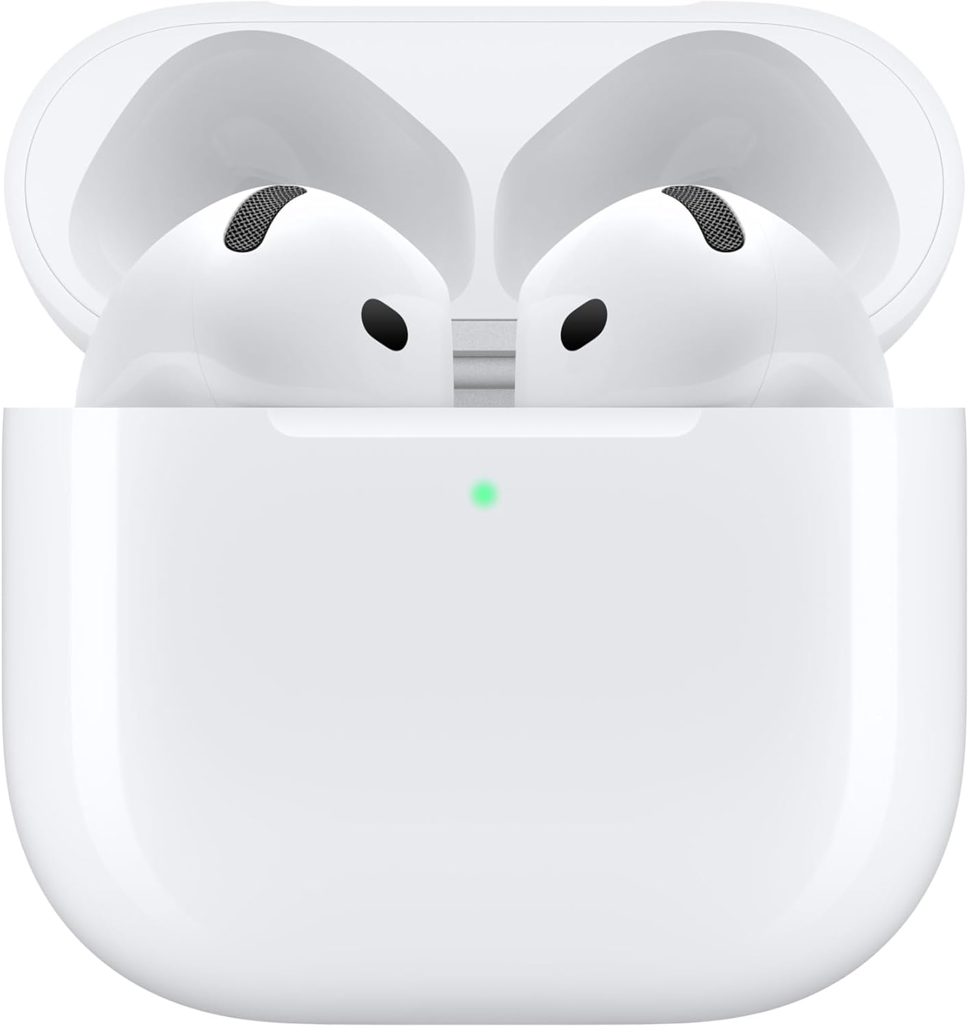 Apple AirPods 4 (2024) Kabellose Kopfhörer, Bluetooth Kopfhörer mit aktiver Geräuschunterdrückung, USB-C Ladecase, Kabelloses Laden