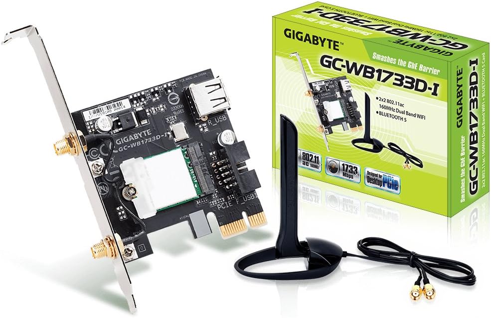 GIGA GC-WB1733D-I WLAN AC & Bluetooth 5.1 (PCIe x1) Retail