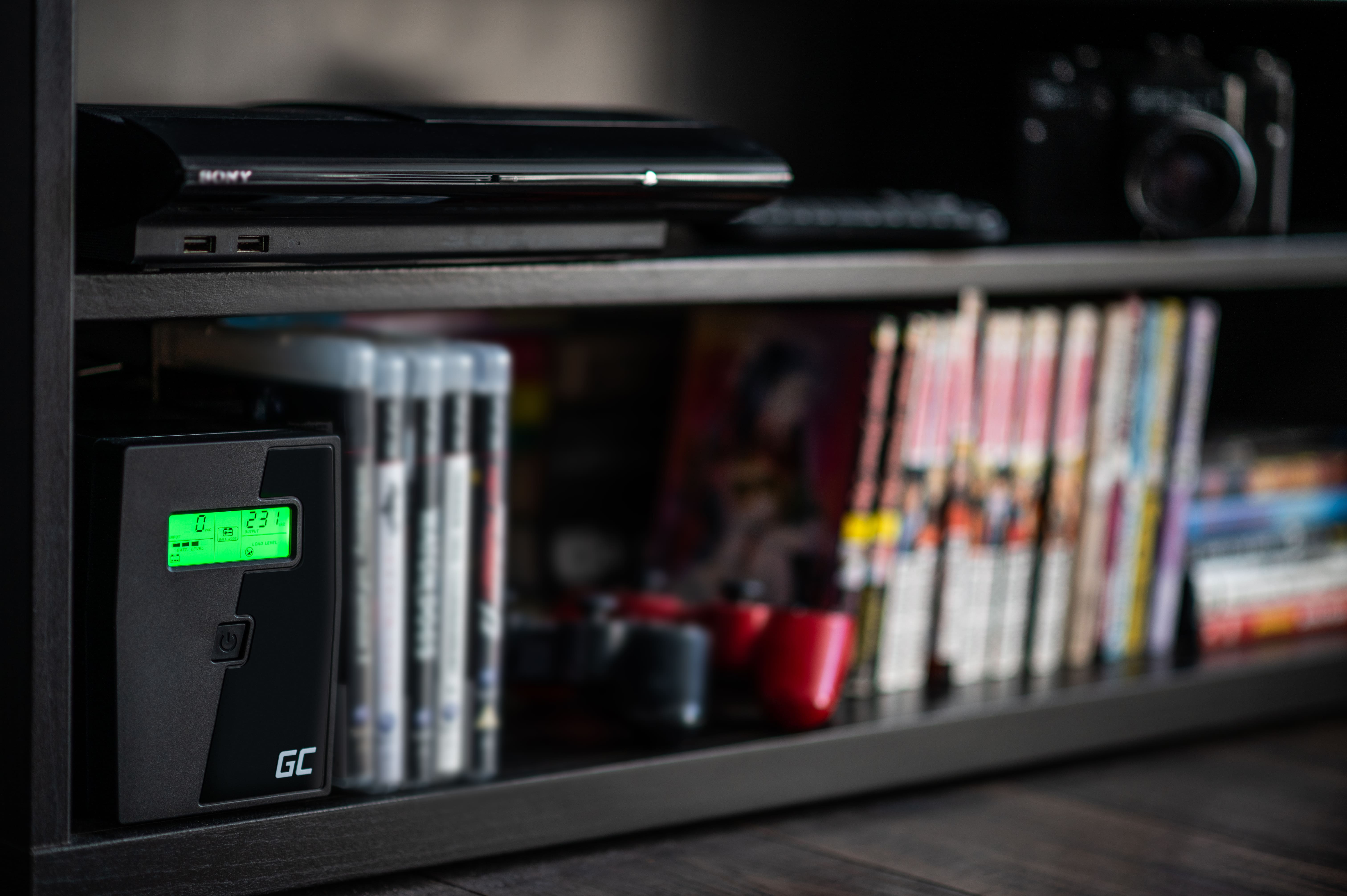 Green Cell UPS (UPS03) - 1000VA 600W Überspannungsschutz