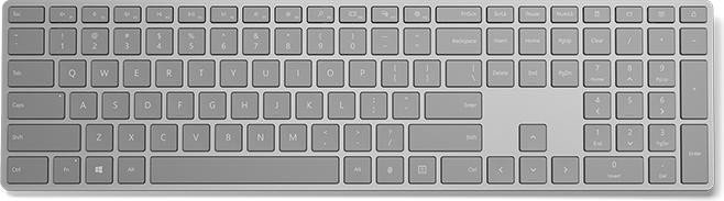 Microsoft Modern Keyboard (EKZ-00007) - mit Fingerabdruck-ID, Bluetooth, DE