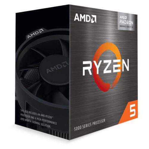 CPU AMD Ryzen 5 5600G Box 3,9 GHz up to 4,4GHz AM4 6xCore 16MB 65W with Radeon Graphics with Wraith Stealth Cooler Zen 3