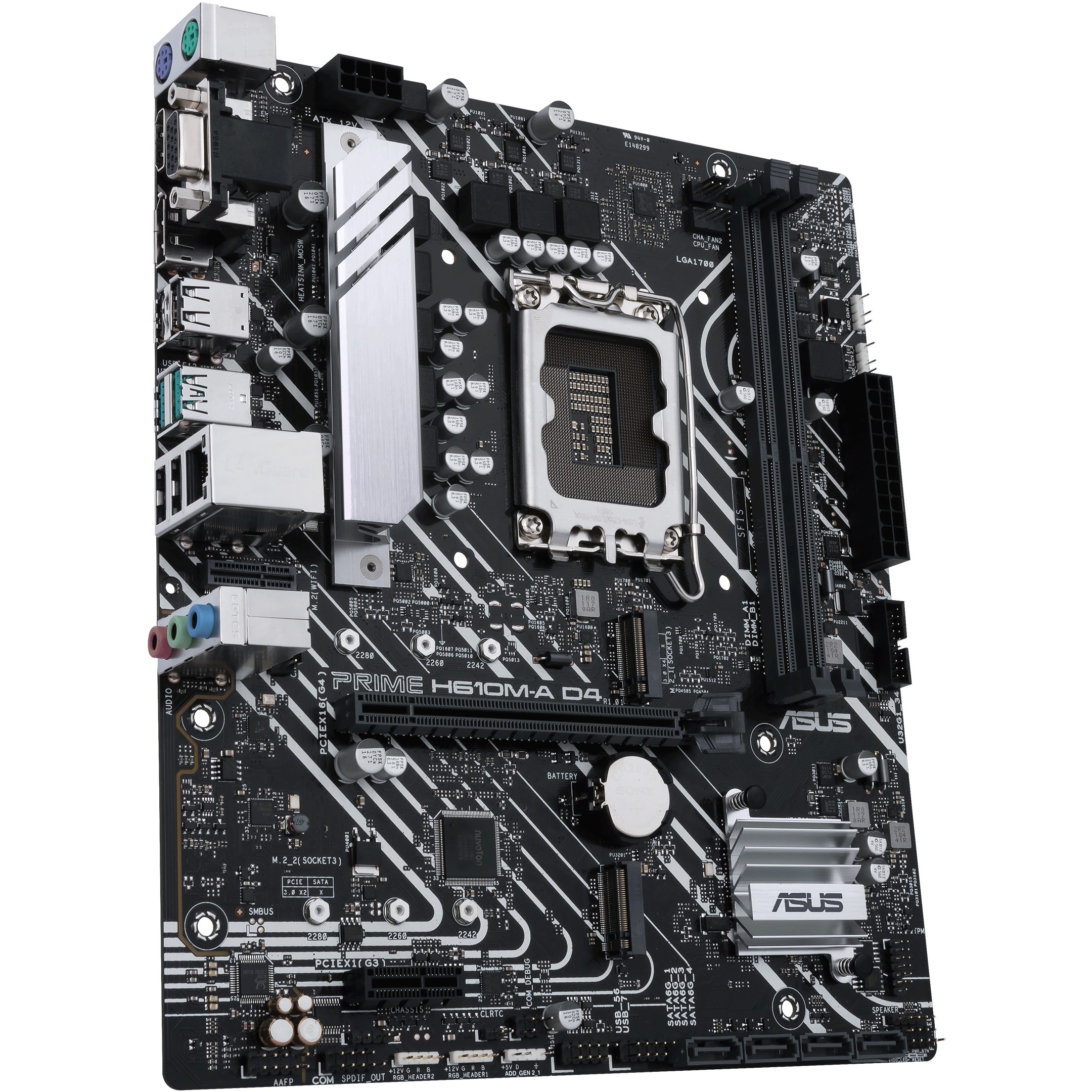 Mainboard ASUS PRIME H610M-A D4 - Motherboard - micro ATX - LGA1700-Sockel - H610 Chipsatz