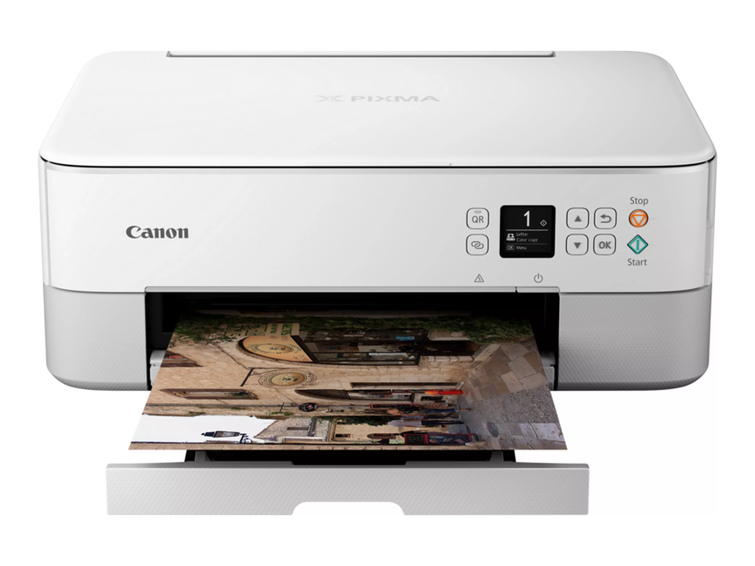 Canon PIXMA TS5351i Multifunktionsdrucker 3in1 (Tintenstrahl, Drucken, Kopieren, Scannen, A4, WLAN) weiß