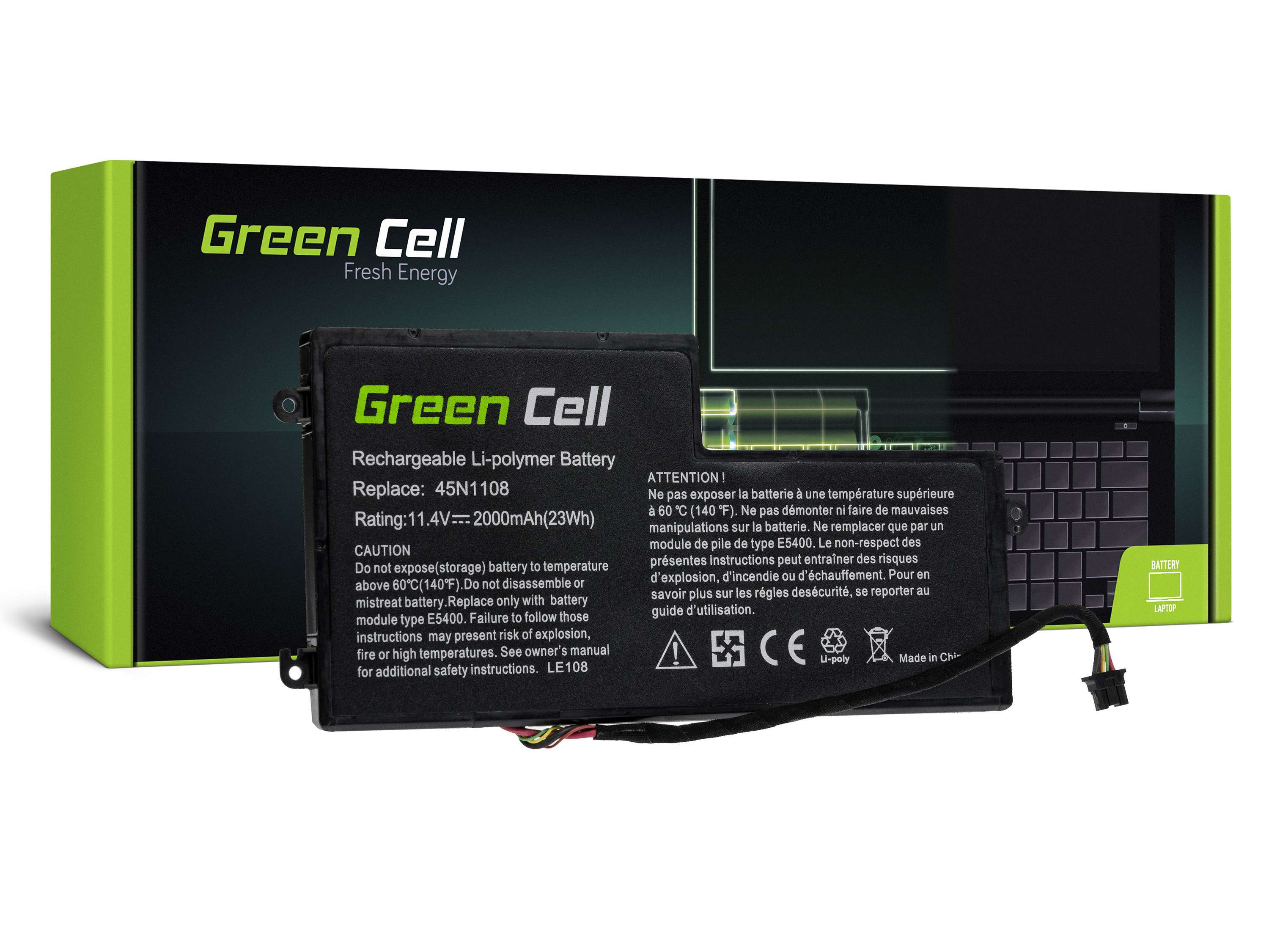 Green Cell Laptop Akku (LE108) - 45N1111 für Lenovo ThinkPad T440 T440s T450 T450s T460 X230s X240 X240s X250 X260 X270