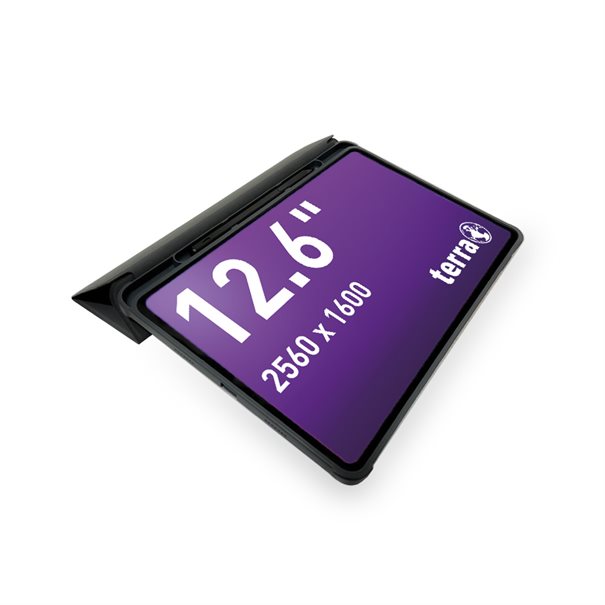 TERRA PAD 1201 (1220183) - 12,6" Multi-Touch FHD Display MTK8781 Octa Core 8GB RAM 256GB interner Speicher LTE Android 14