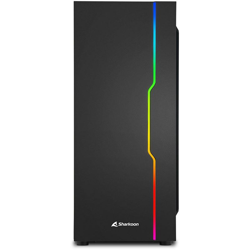 Sharkoon RGB Slider mit Sichtfenster Midi Tower schwarz (ohne Netzteil)